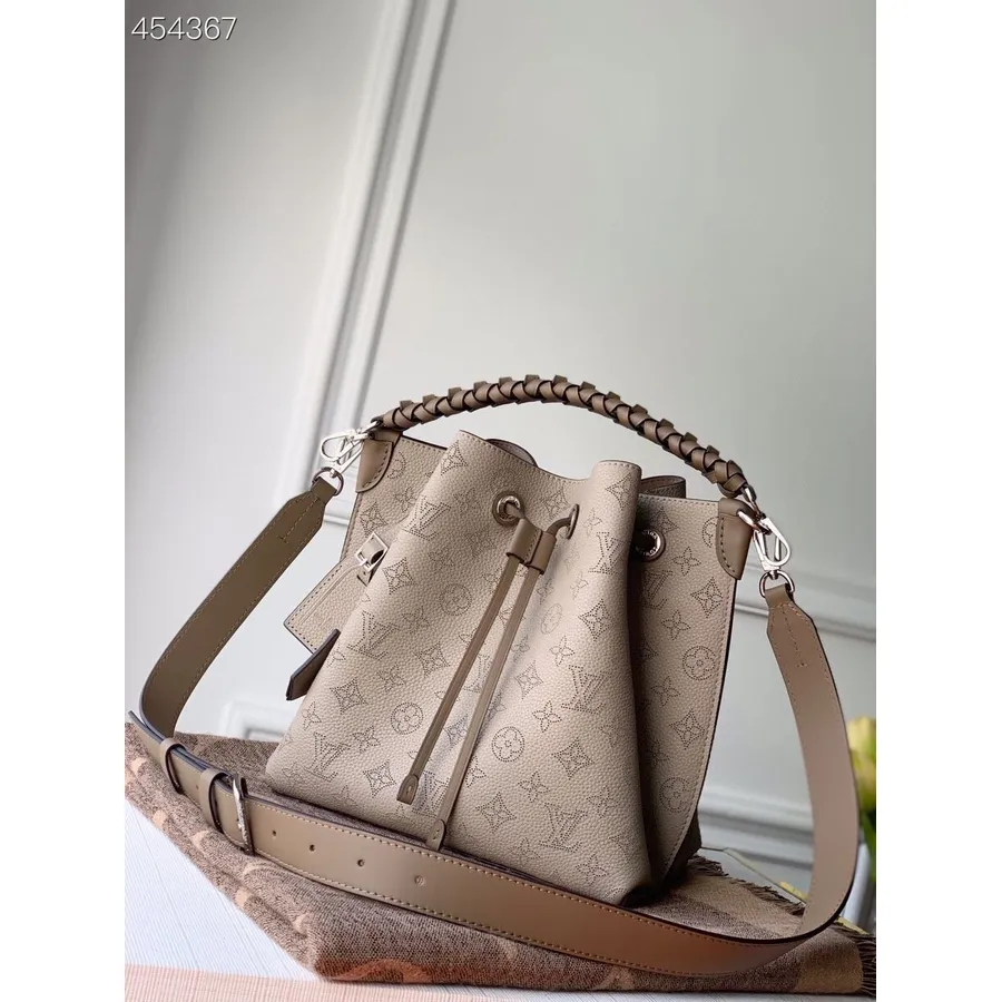 Louis Vuitton Muria Taske 22cm Mahina Kalveskind Læder Forår/sommer 2021 Kollektion M55799, Galet