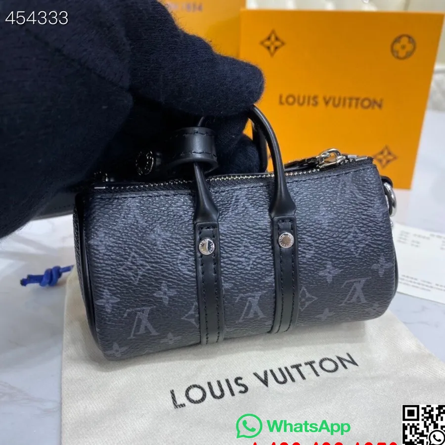 Μίνι τσάντα Louis Vuitton 14cm μονόγραμμα καμβάς συλλογή άνοιξη/καλοκαίρι 2021 M45679, μαύρο