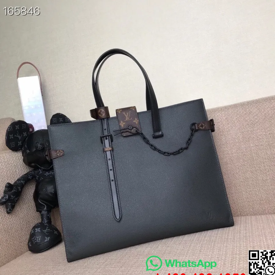 Louis Vuitton Aktovka Torba 42 Cm Epi/monogram Canvas Kolekcija Pomlad/poletje 2021 M30725, črna