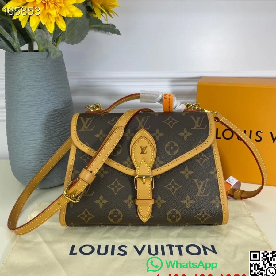 Αερόσακος Louis Vuitton Bel 24cm μονόγραμμα καμβάς συλλογή φθινόπωρο/χειμώνας 2020 M44919, καφέ