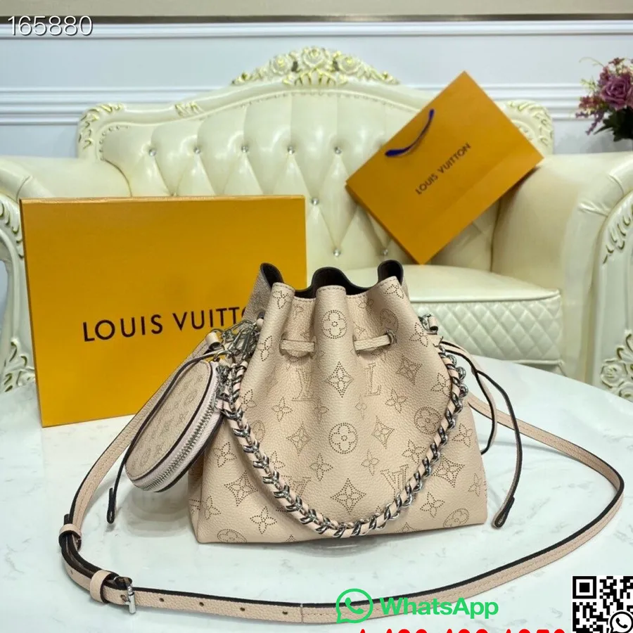 Bolsa Louis Vuitton Bella Bucket 22cm Couro De Bezerro Mahina Coleção Outono/inverno 2020 M57068, Magnólia