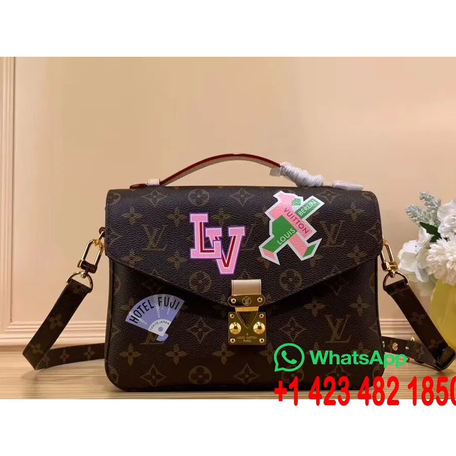 Louis Vuitton My World Tour Pochette Metis Bag Monograma Lona Coleção Outono / Inverno 2020 M40780, Marrom