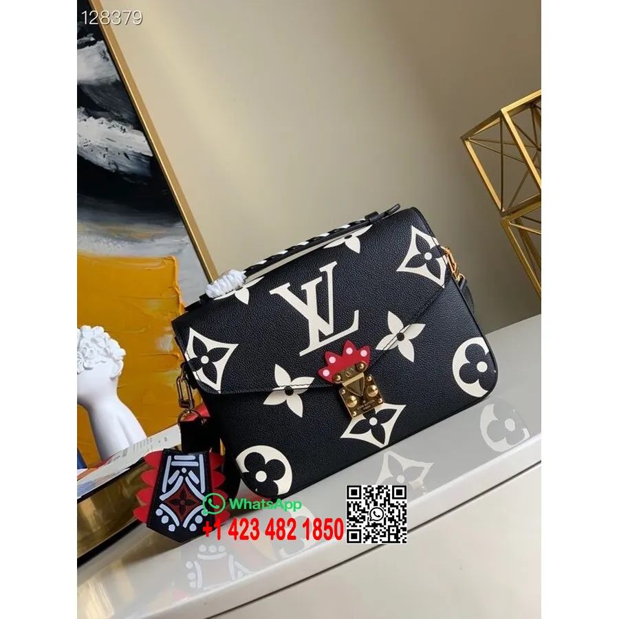 Kopia Av Louis Vuitton Crafty Neo Pochette Metis Väska 25 Cm Oversized Monogram Kohud Läder Canvas Höst/vinter 2020 Kollektion