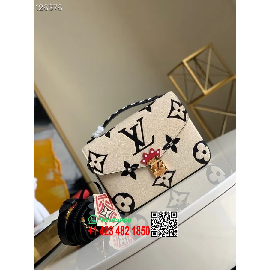 Louis Vuitton Crafty Neo Pochette Metis Väska 25cm Oversized Monogram Kohud Läder Canvas Höst/vinter 2020 Kollektion M45385,