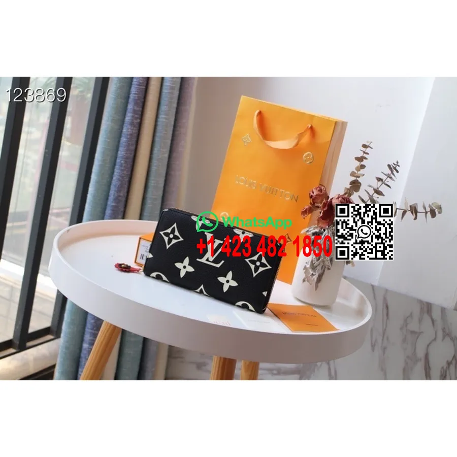 Louis Vuitton Dompet Zippy Licik 20cm Monogram Empreinte Kanvas Koleksi Musim Semi/musim Panas 2020 M69698, Hitam