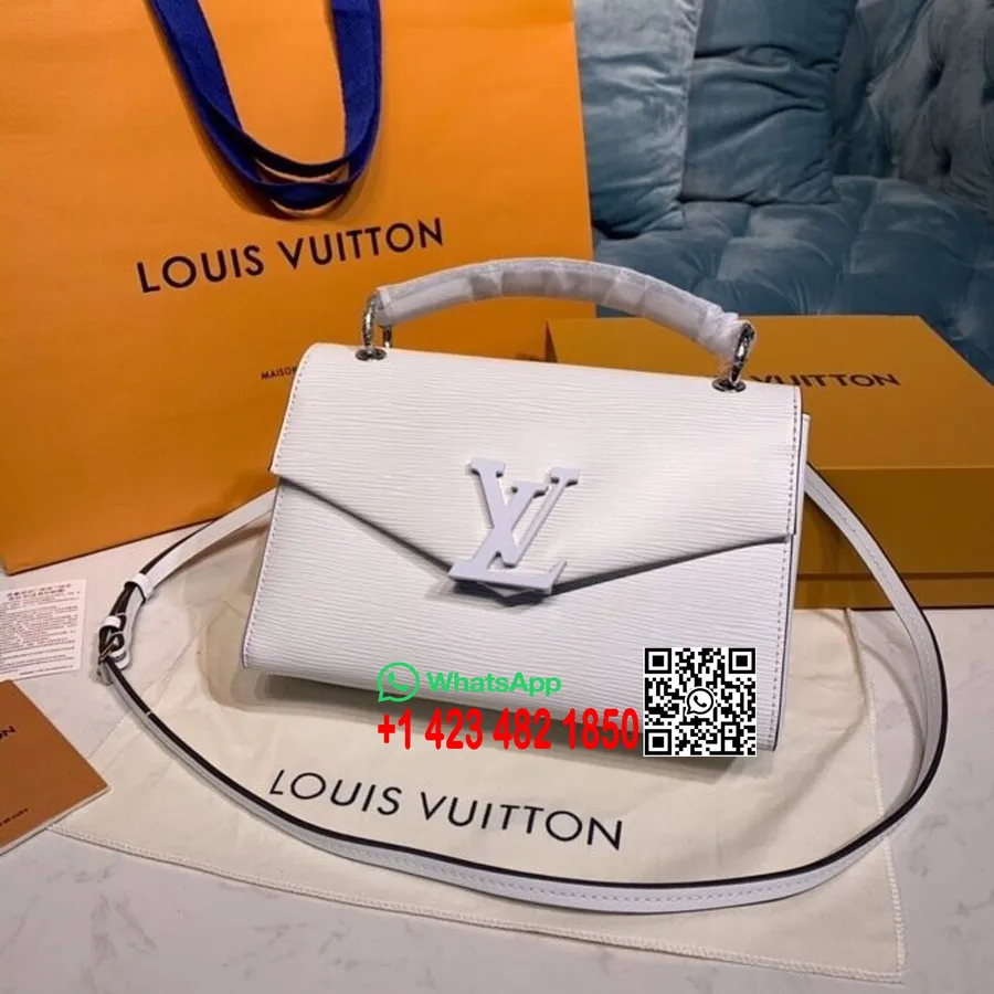 Louis Vuitton Grenelle Taška 24cm Epi Plátno Kolekce Jaro/léto 2020 M55779, Bílá