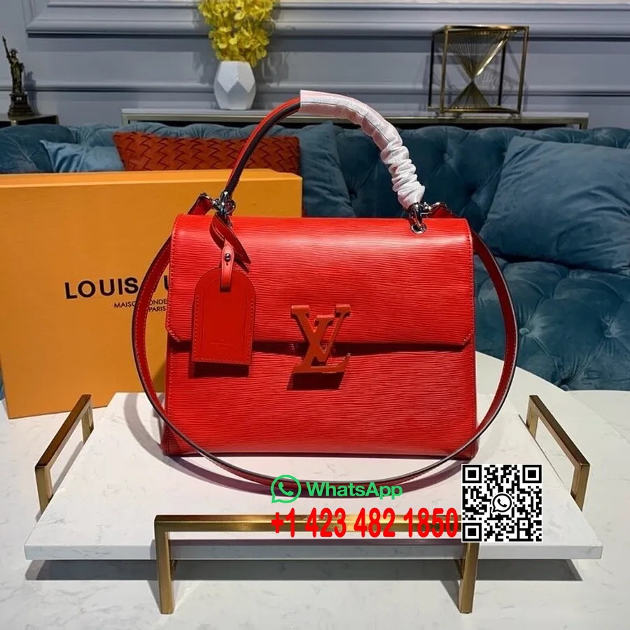 Sac Louis Vuitton Grenelle 30cm Toile épi Collection Automne/hiver 2019 M53690, Rouge