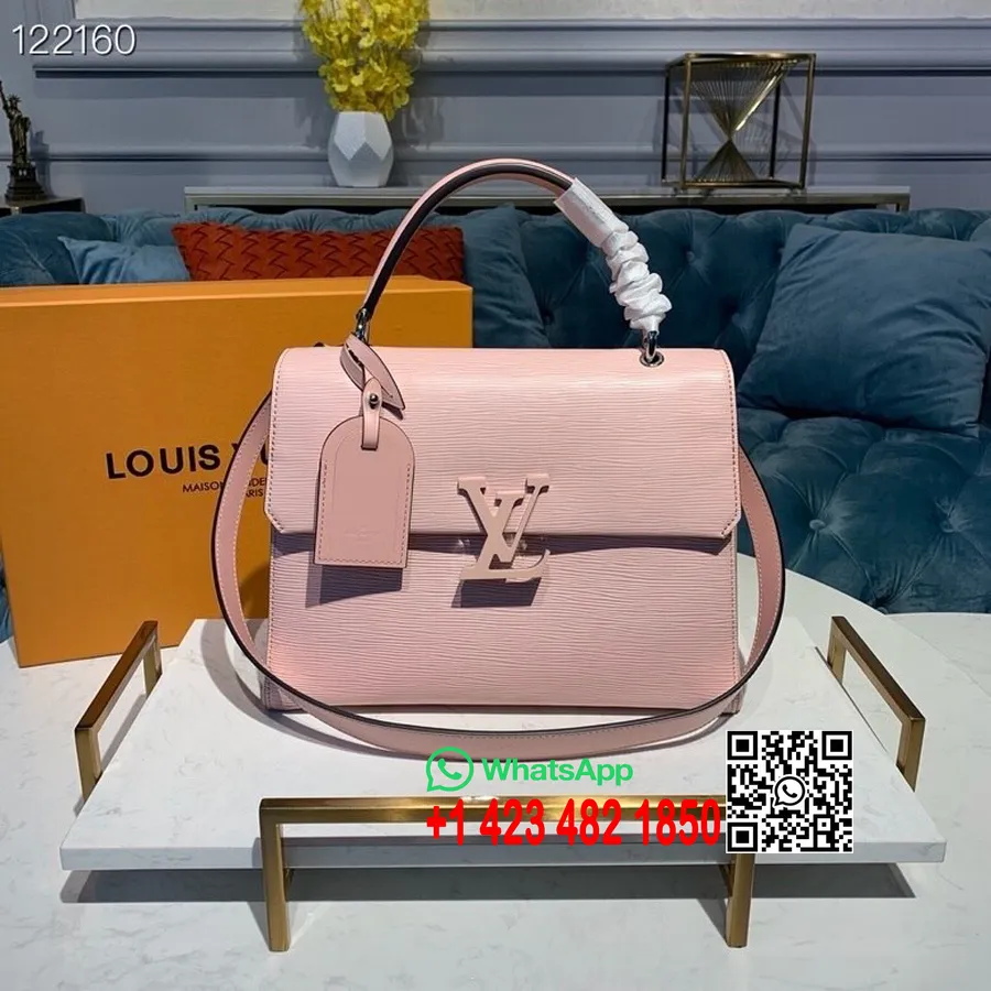 Sac Louis Vuitton Grenelle 30cm En Toile épi Collection Automne/hiver 2019 M53690, Rose Clair