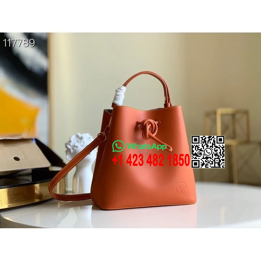 Louis Vuitton Neonoe Mm Bucket Bag 25cm καμβάς από δέρμα μοσχαριού συλλογή φθινόπωρο/χειμώνας 2020 M45394, πορτοκαλί