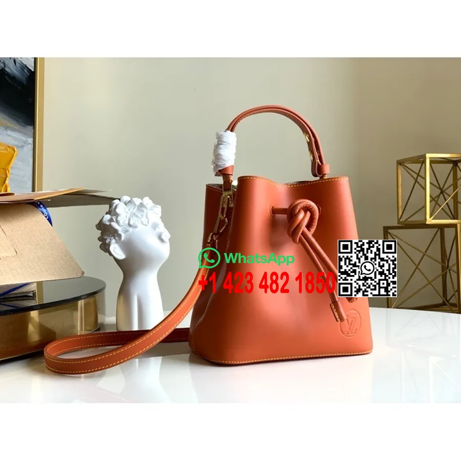 Louis Vuitton Neonoe Bb Bucket Bag 20cm καμβάς από δέρμα μοσχαριού συλλογή φθινόπωρο/χειμώνας 2020 M45396, πορτοκαλί