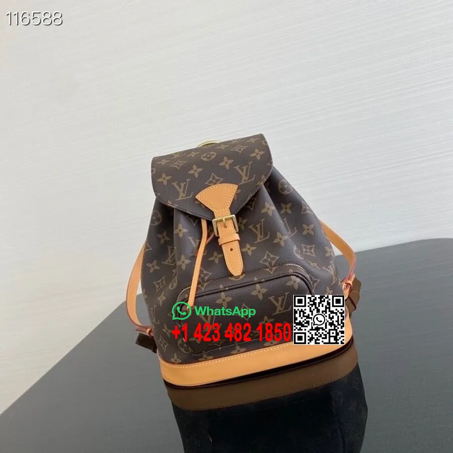 Louis Vuitton Torba Ruksak 31cm Monogram Platno Kolekcija Proljeće/ljeto 2020 M41979, Smeđa