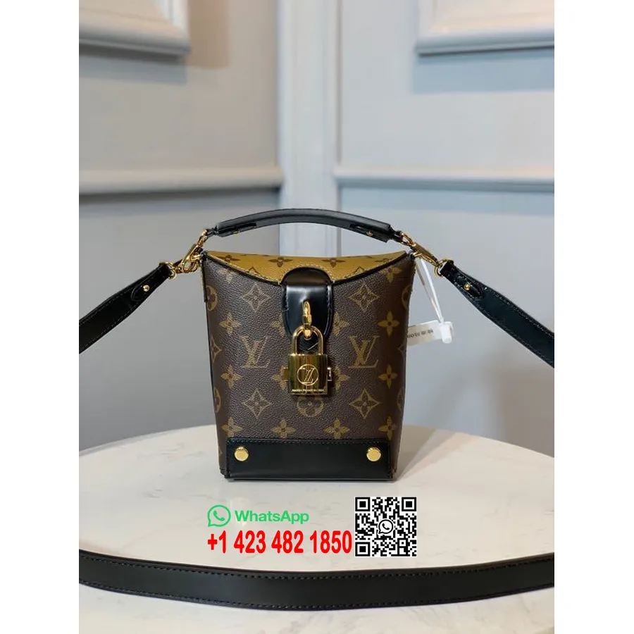 Louis Vuitton Bento Box Taška 18cm Monogram Plátno/monogram Reverzní Plátno Kolekce Jaro/léto 2020 M43518, Hnědá