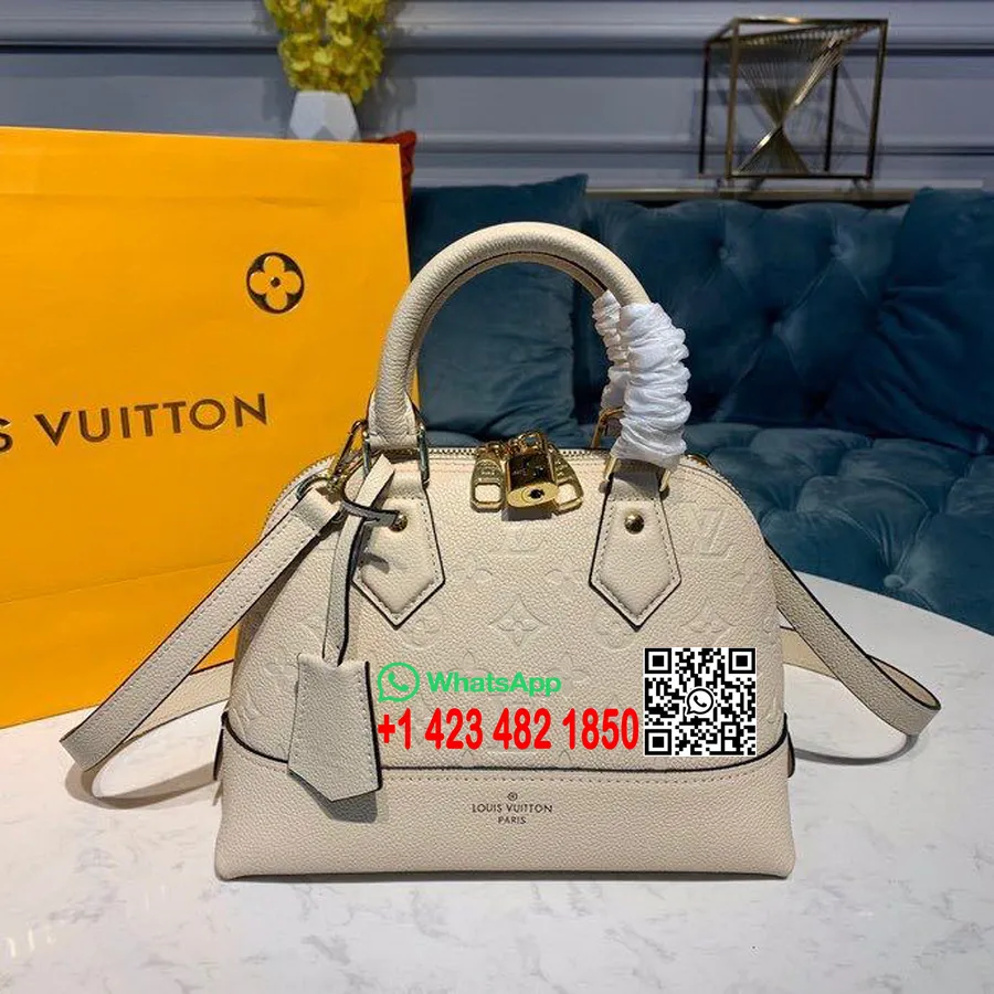 Louis Vuitton Neo Alma Bb Taška 25cm Monogram Empreinte Plátno Kolekce Jaro/léto 2020 M44829, Krémová