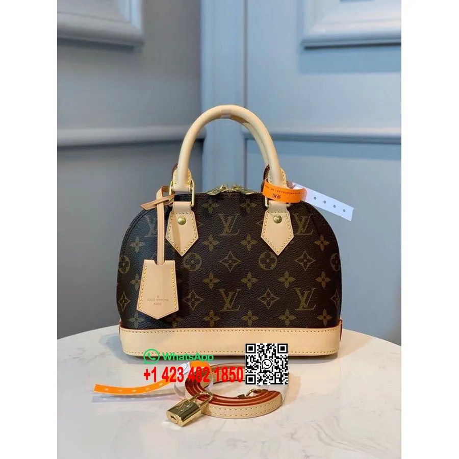 Bolsa Louis Vuitton Alma Bb 25 Cm Tela Monograma Coleção Primavera / Verão 2020 M53152, Bege