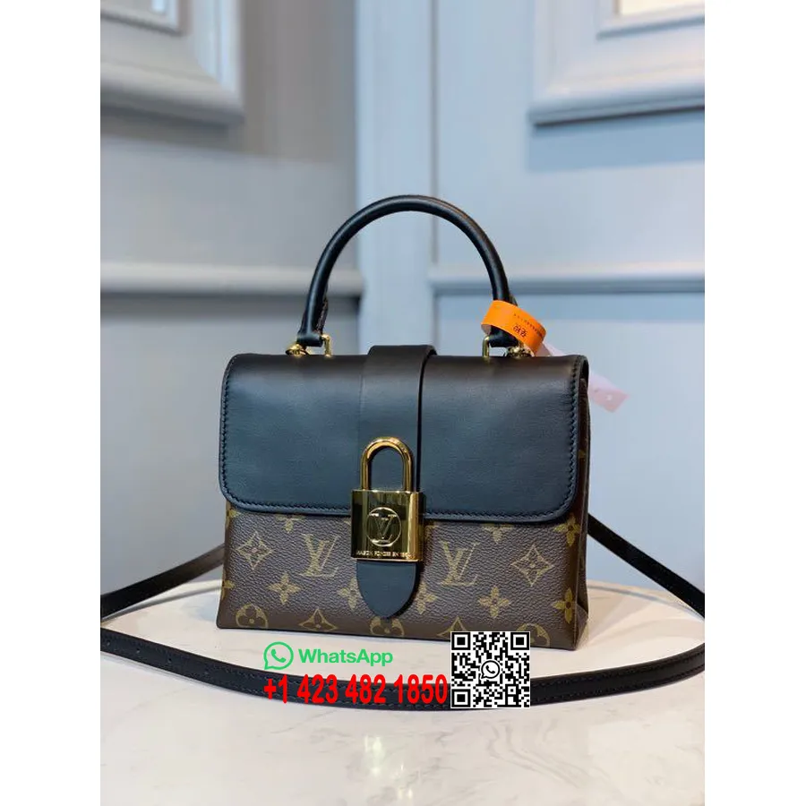 Louis Vuitton Locky Bb Bag 22cm Monogram Canvas Vår/sommer 2020 Kolleksjon M44141, Noir