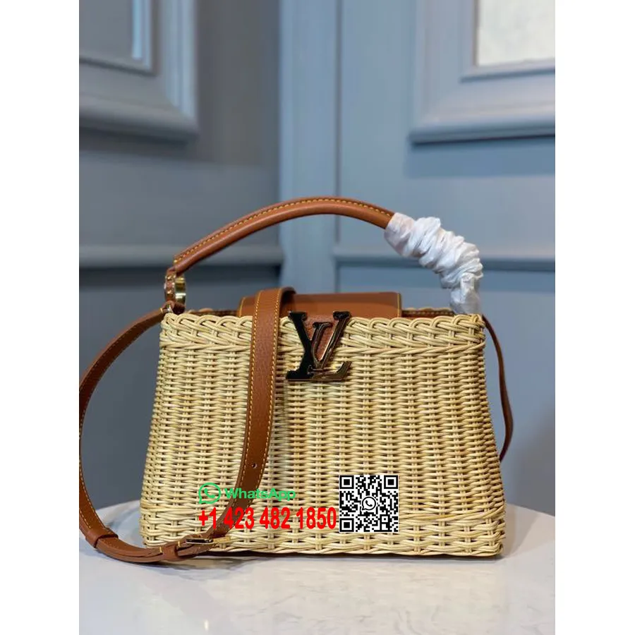 Bolsa Louis Vuitton Vime Capucines 28cm Couro Taurillon Coleção Primavera/verão 2020 M55011, Tan