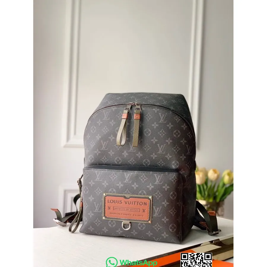 Louis Vuitton Apollo Ryggsekk 40 Cm Monogram Eclipse Canvas Høst/vinter 2020 Kolleksjon M45218, Svart