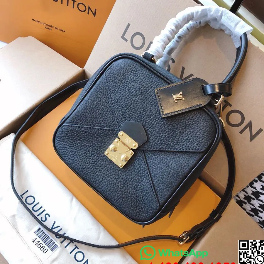 Louis Vuitton Neo Firkantet Veske 16cm Taurillon Skinn Vår/sommer 2020 Kolleksjon M55334, Svart