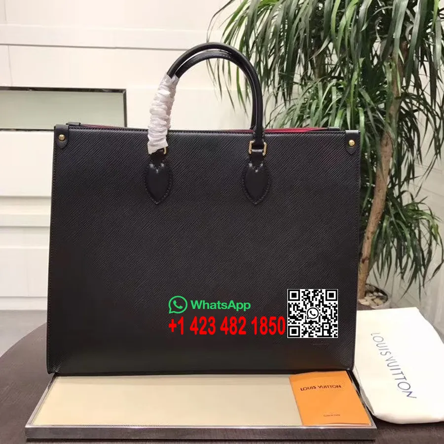 Louis Vuitton Onthego Táska 40cm Epi Vászon Tavaszi/nyári 2020 Kollekció M45120, Fekete