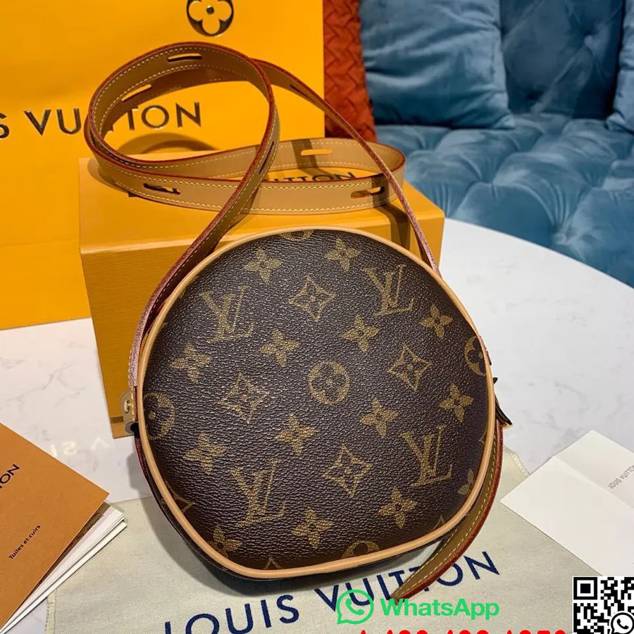 Louis Vuitton Boite Chapeau Souple Pm μονόγραμμα καμβάς 18cm συλλογή άνοιξη/καλοκαίρι 2020 M45149, καφέ