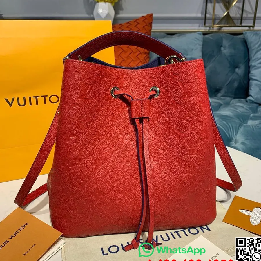 Louis Vuitton Sac Seau Neonoe Bb 26cm Toile Monogram Empreinte Collection Printemps/été 2020 M45307, Cerise