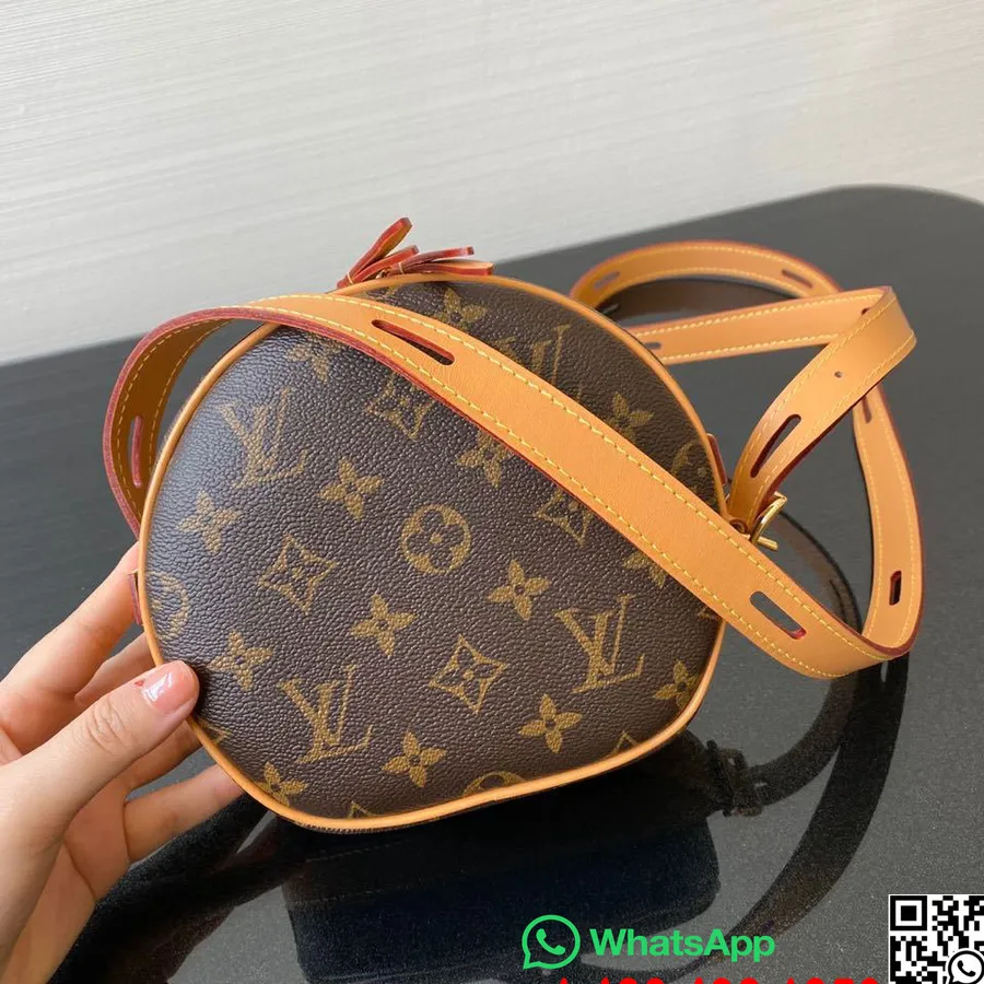 Louis Vuitton Boite Chapeau Supi Monogramm Lõuend 15cm Kevad/suvi 2020 Kollektsioon M45149, Pruun