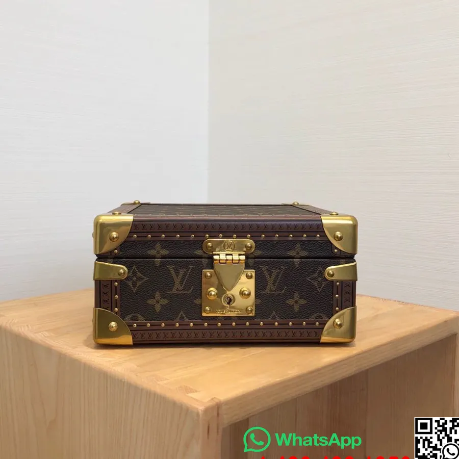 Louis Vuitton šperkovnice 24cm Monogram Plátno Kolekce Jaro/léto 2020 M47530, Růžová