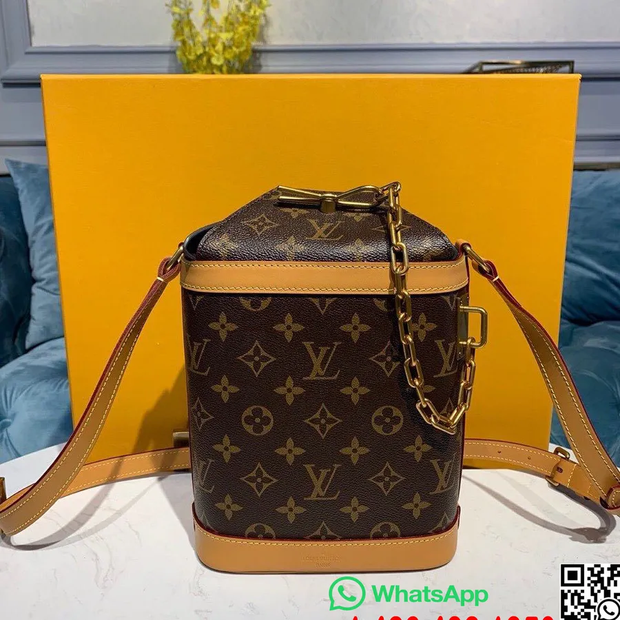 Louis Vuitton Chalk Bucket Bag 20cm Virgil Abloh Monogram Canvas Spring/Summer 2020 Collection M61111, Brown