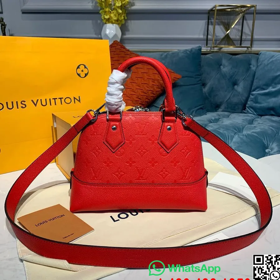 Louis Vuitton Neo Alma Bb Taška 25cm Monogram Empreinte Plátno Kolekce Jaro/léto 2020 M45229, Cherry Berry