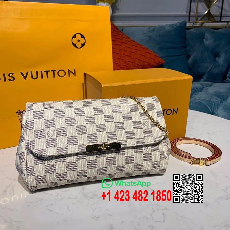 Louis Vuitton Oblíbená Mm Taška 24cm Monogram Plátno Kolekce Jaro/léto 2020 N41275, Bílá