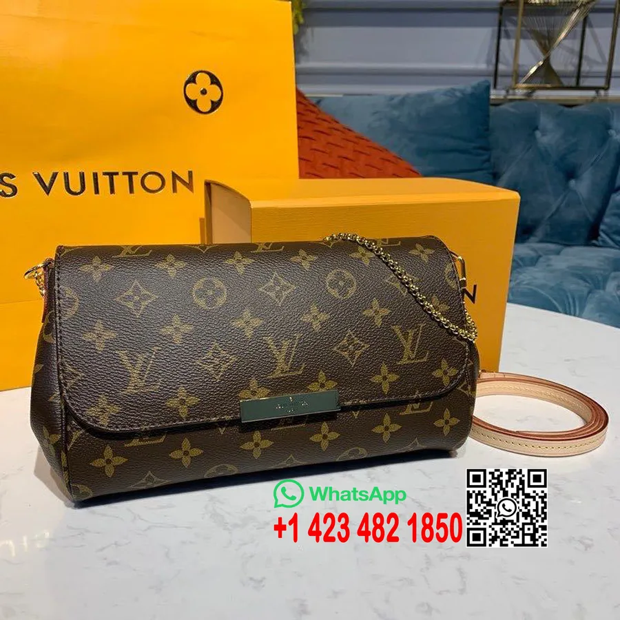 Louis Vuitton Oblíbená Mm Taška 24cm Monogram Plátno Kolekce Jaro/léto 2020 N40718, Hnědá