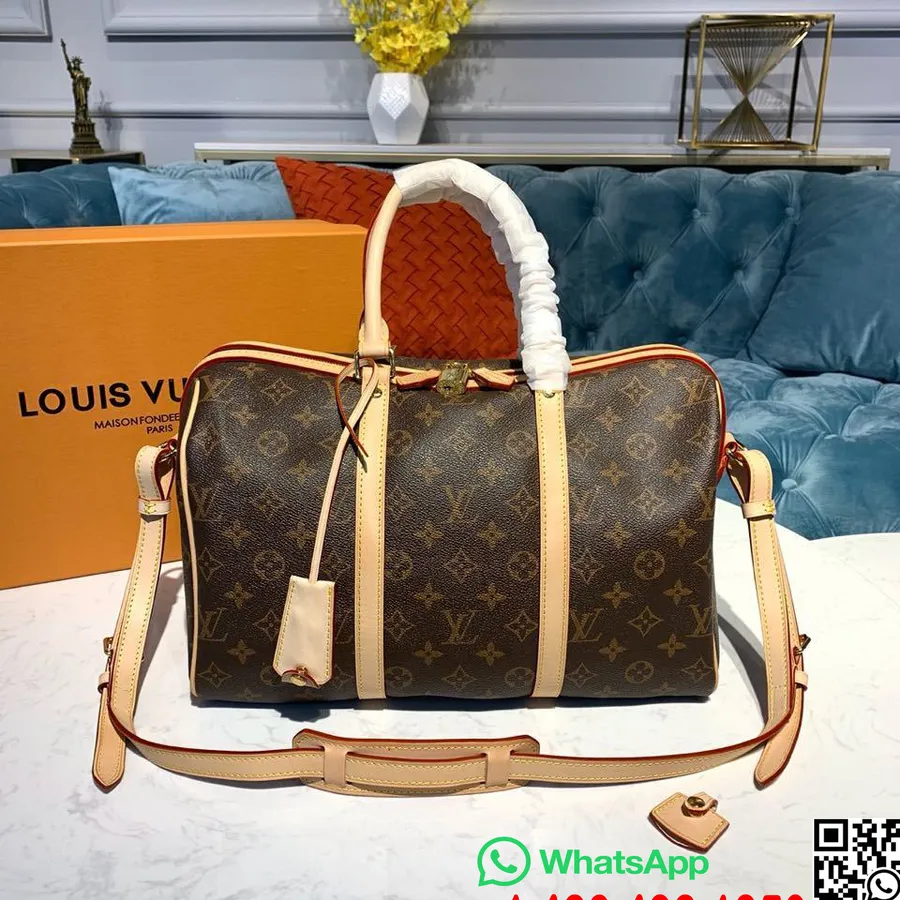 Louis Vuitton Speedy Keepall Bandouliere 35cm Monogram Canvas Herfst/winter 2019 Collectie M42426, Bruin