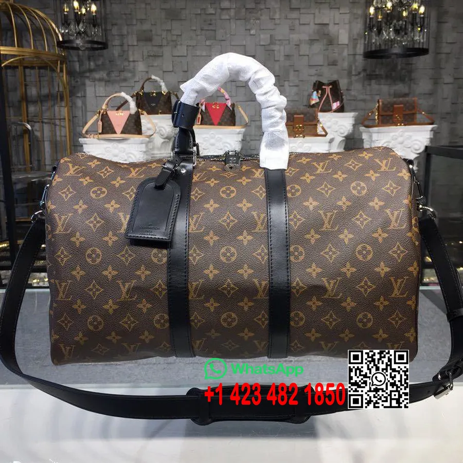 Louis Vuitton Keepall Bandouliere 45cm Monogram Canvas Herfst/winter 2019 Collectie M56711, Bruin