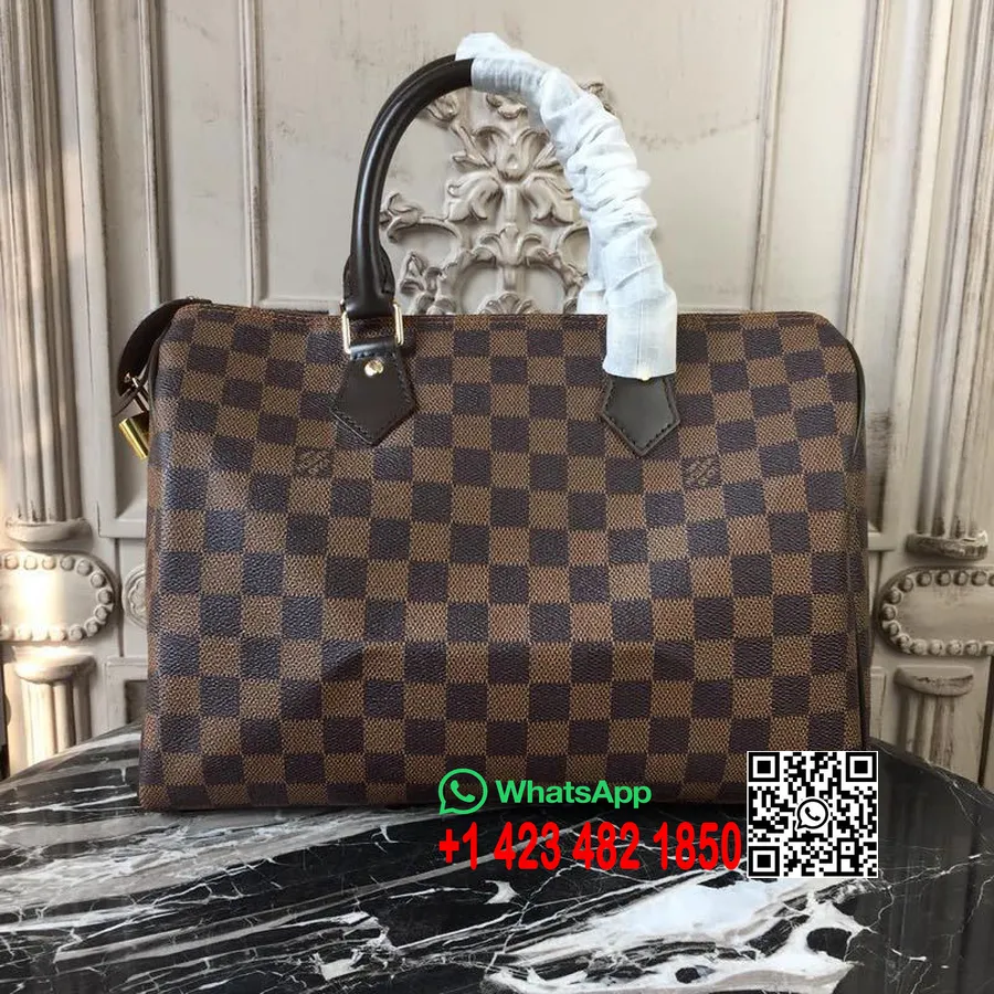 Louis Vuitton Speedy Bandouliere 30cm Damier Ebene Lõuend Sügis/talv 2019 Kollektsioon N415231, Pruun