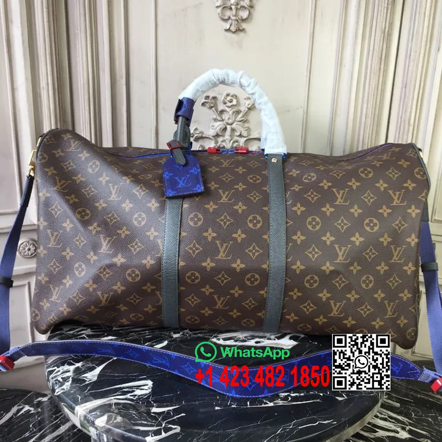 Louis Vuitton Keepall 55cm Monogram Canvas Herfst/winter 2019 Collectie M43851, Bruin