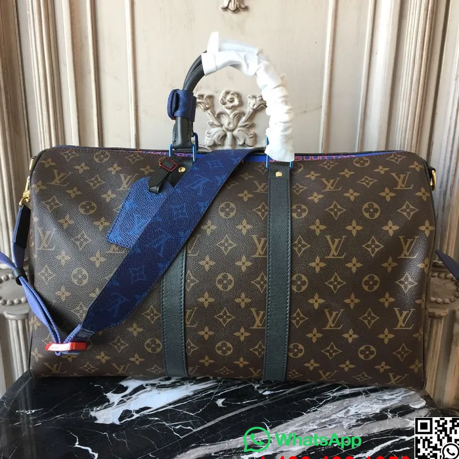 Louis Vuitton Keepall 45cm Monogrammas Tonāls Audekls Rudens/ziemas 2018 Kolekcija M43858, Brūns