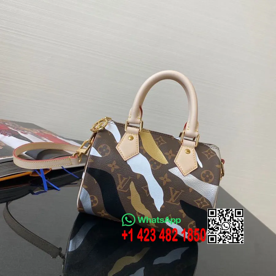 Louis Vuitton Kiire Bandouliere Kott 20cm Sebra Monogramm Lõuend Sügis/talv 2019 Kollektsioon M61265, Pruun