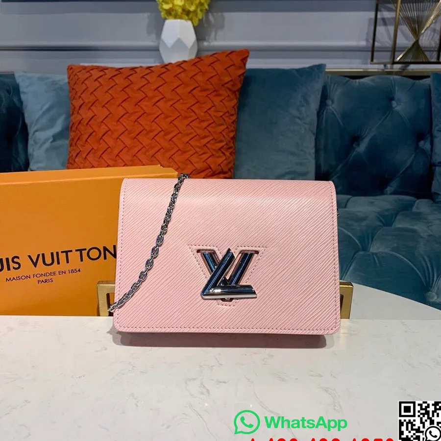 Tas Twist Louis Vuitton 20cm Epi Kanvas Pelayaran 2020 Koleksi M68559, Balerina Mawar