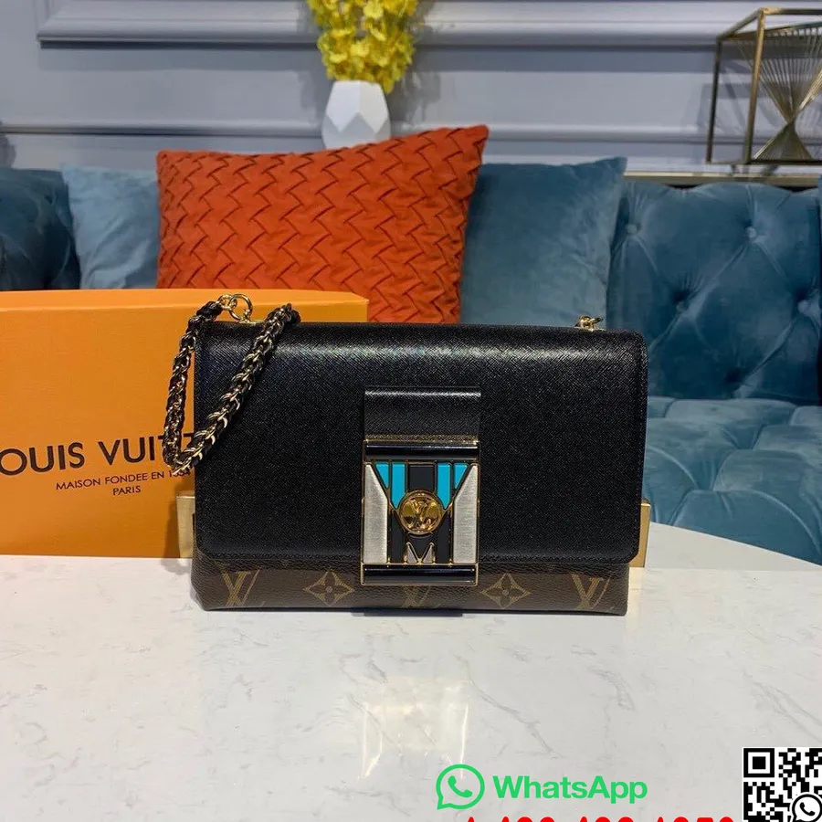 Louis Vuitton Pochette Lv Thelma 20 Cm Piel De Becerro Granulada/lona Monograma Colección Crucero 2020 M44916, Azul