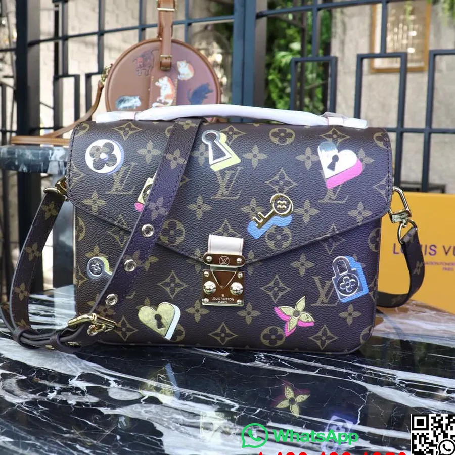 Сумка Louis Vuitton Love Locks Metis Bag Monogram из канвы, коллекция осень/зима 2019 M44366, коричневый