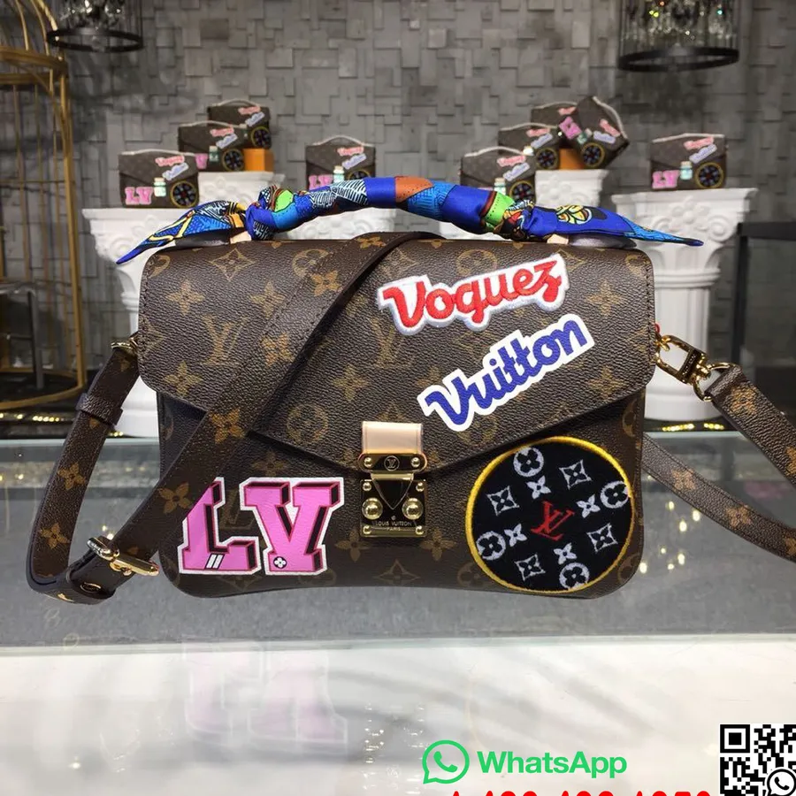 Louis Vuitton Pochette куфари марки Metis чанта монограм платно колекция есен/зима 2019 M43991, кафяв