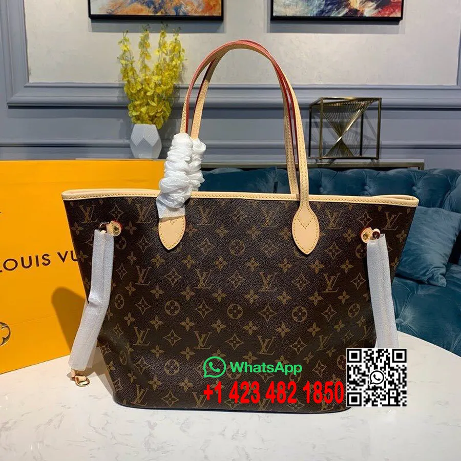 Louis Vuitton Neverfull Mm Torba 32 Cm Monogram Platno Kolekcija Jesen/zima 2019. M41177, Ružičasta Balerina