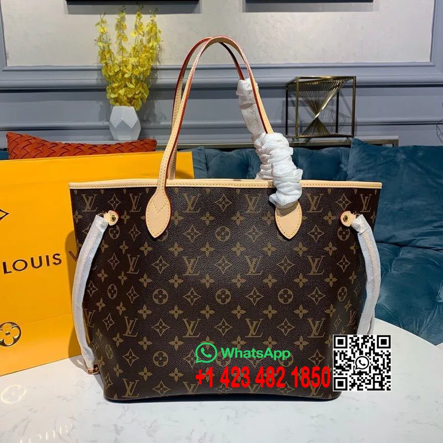 Louis Vuitton Neverfull Mm Torba 32cm Monogram Platno Kolekcija Jesen/zima 2019 M41177, Crvena