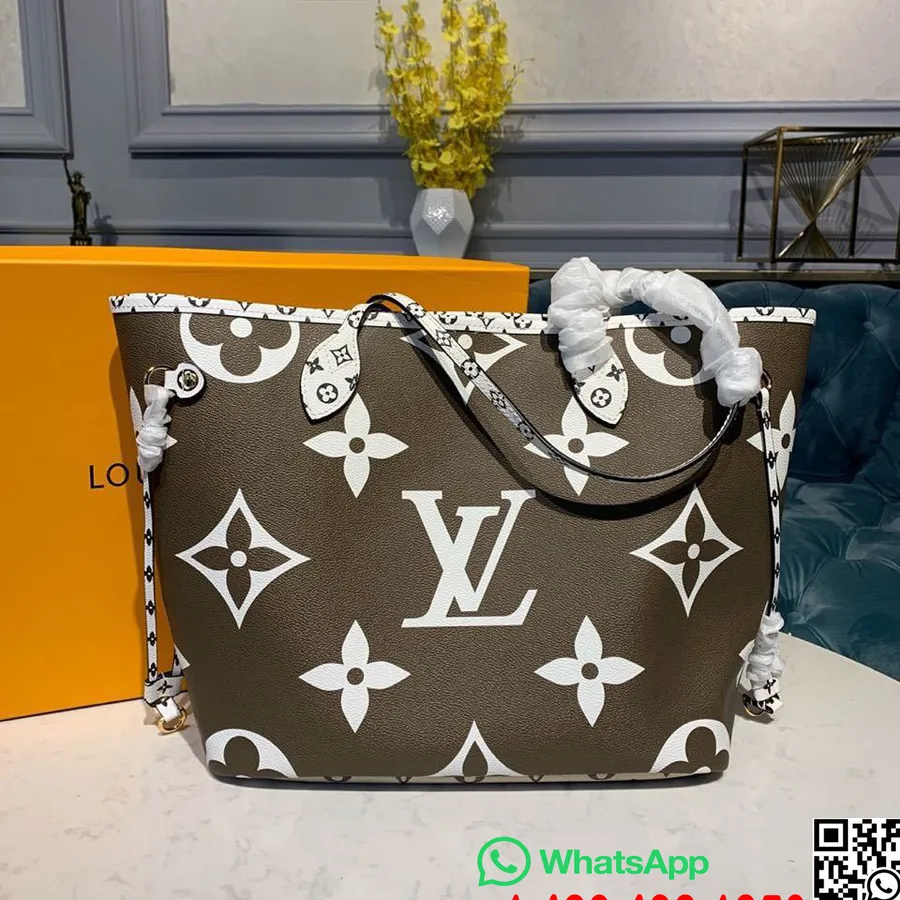 Louis Vuitton Neverfull Mm 32cm Toile Géante Monogramme Collection Printemps/été 2019 M44567, Kaki