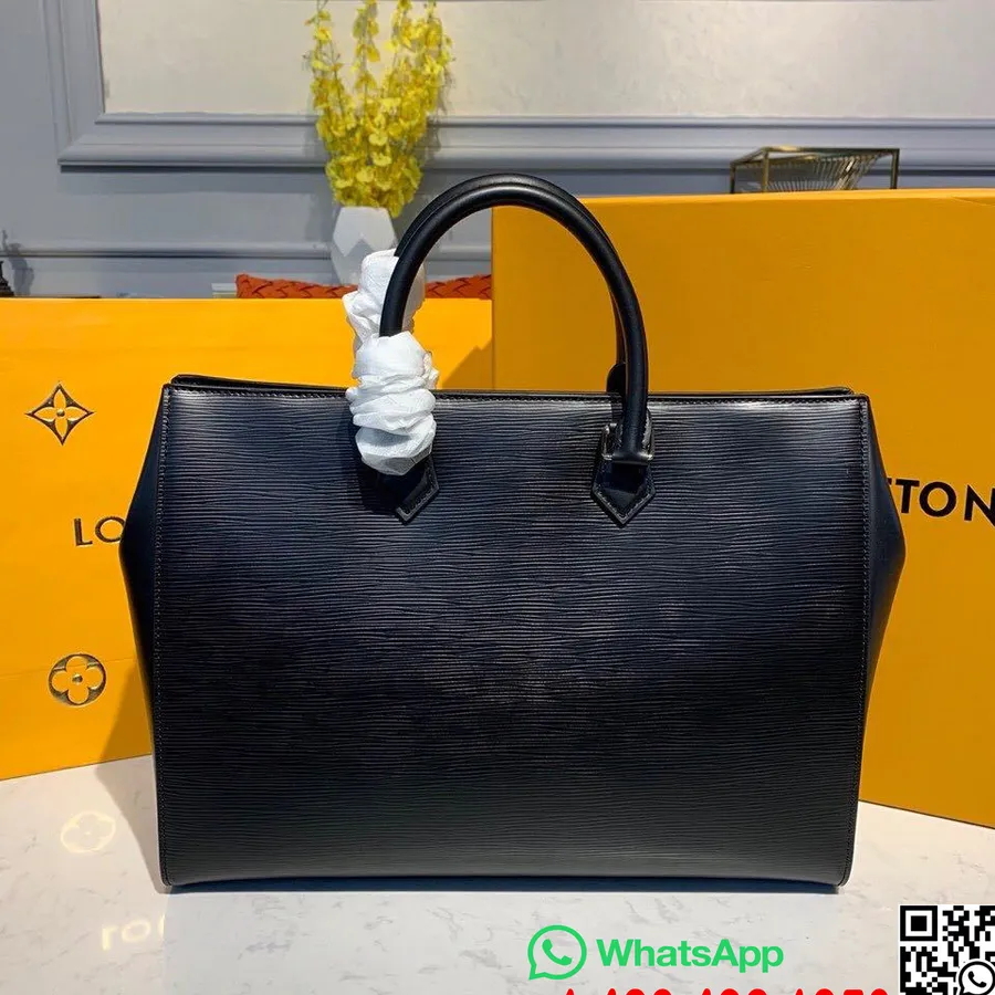 Louis Vuitton Grand Sac Férfi Táska 38 Cm-es Epi Vászon őszi/téli 2019 Kollekció M44733, Fekete