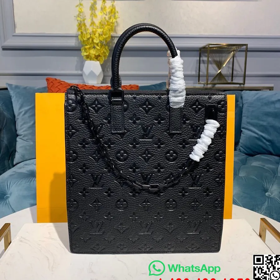 Louis Vuitton мъжко куфарче чанта за писта 28 см монограм Empreinte колекция пролет/лято 2020 M44476, черно