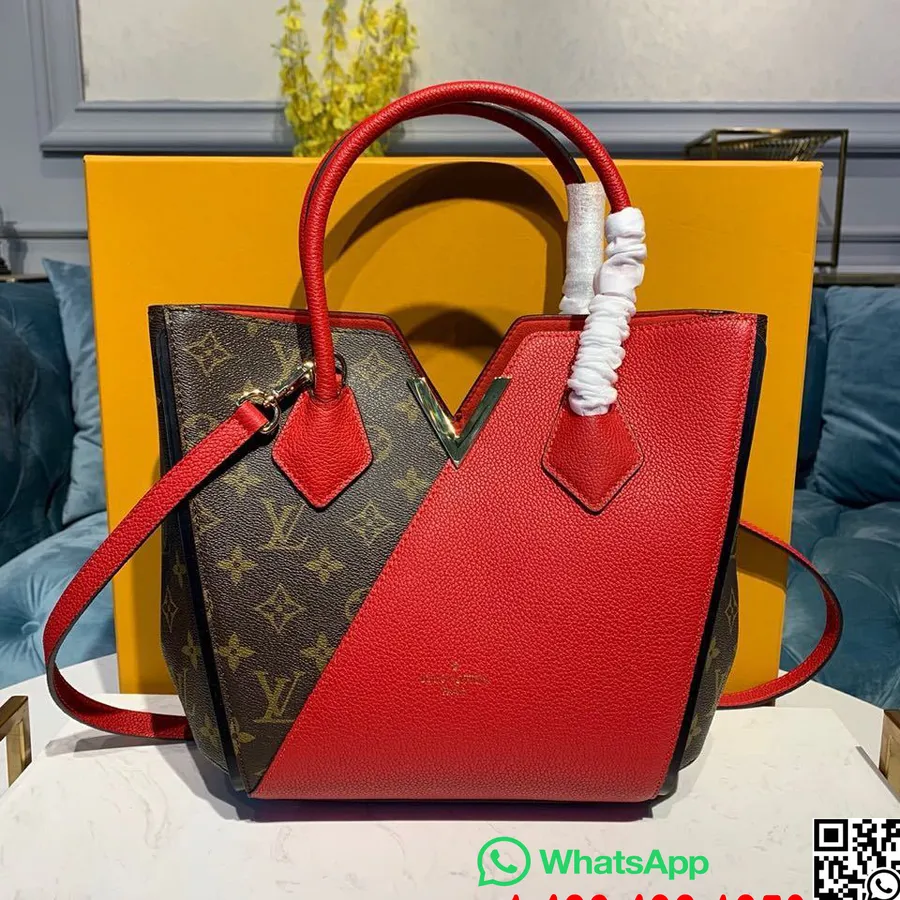 Louis Vuitton Kimono Tote Bag 25cm Monogram Canvas Vår/sommer 2019 Kolleksjon M41856, Rubis