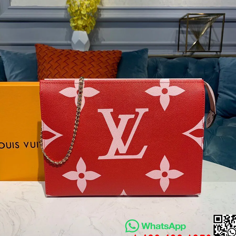 Louis Vuitton WC Vak Xl Taška 26cm Monogram Xl Plátno Kolekce Jaro/léto 2019 M67692, Rouge