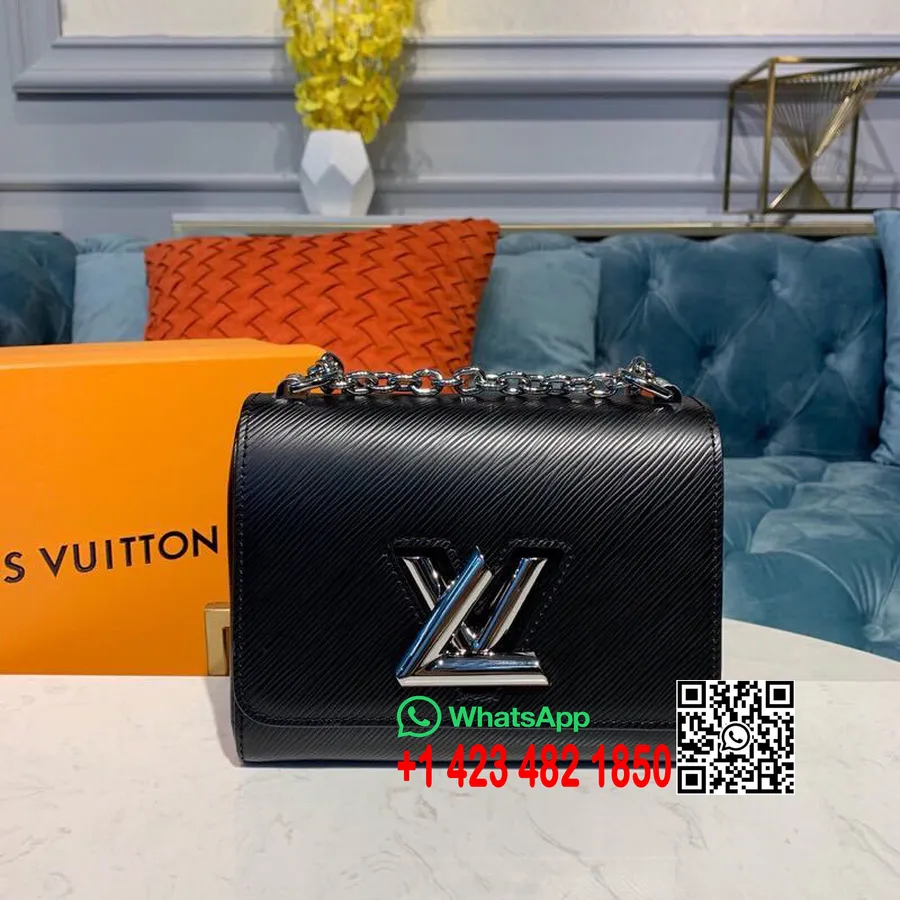 Louis Vuitton Twist Pm 18cm Epi Plátno Kolekcia Jar/leto 2019 M54805, čierna Shw