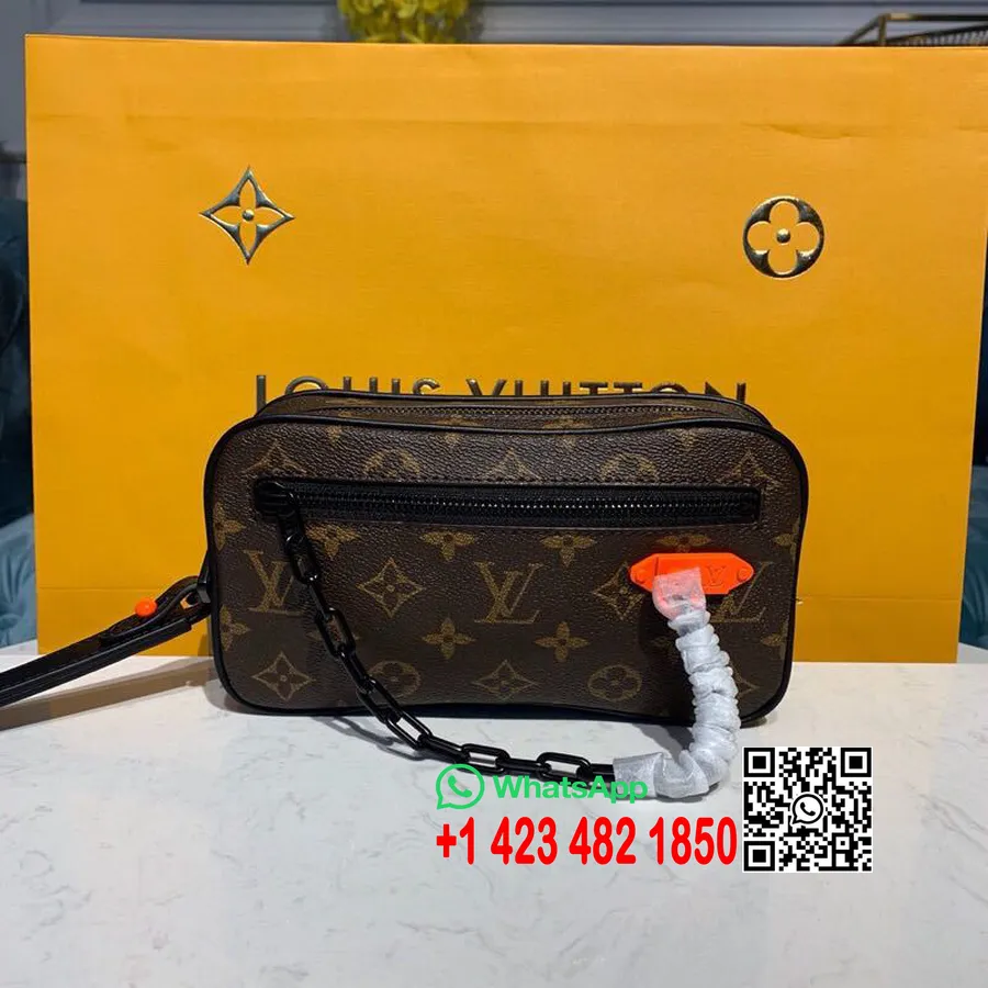 Louis Vuitton Pochette Volga Kott 22cm Päikesekiire Monogramm Lõuend Kevad/suvi 2019 Kollektsioon M44458, Pruun